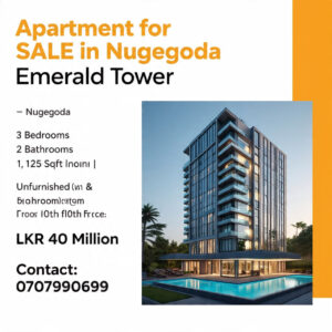 3 BR apartment for sale in Nugegoda
