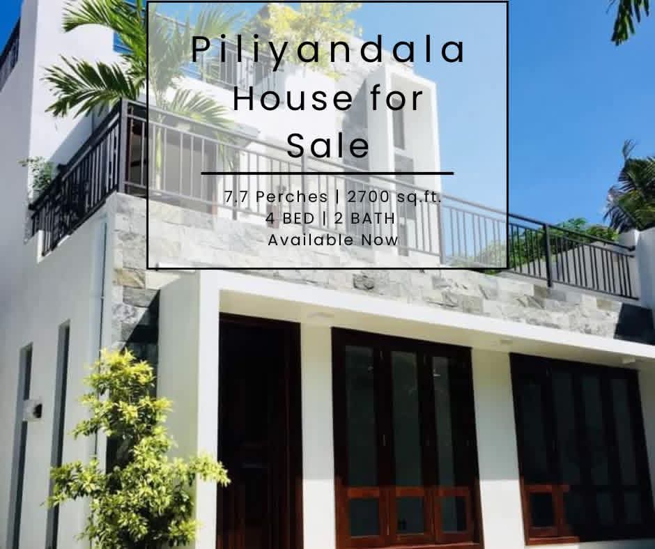LKR 38 M modern house for sale in Piliyandala