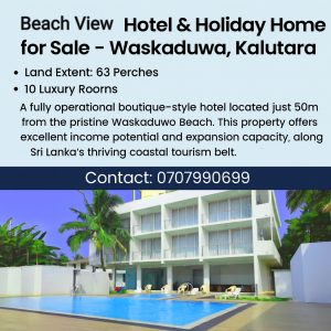 Beach view Hotels for sale in Waskaduwa