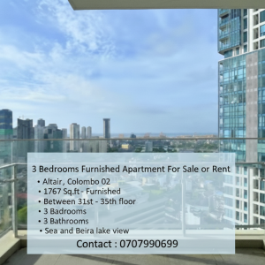 Luxury Apartment for sale in Altair Colombo