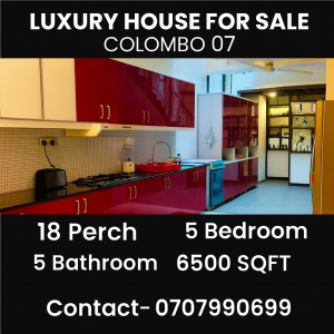Luxury House for sale in Colombo 07