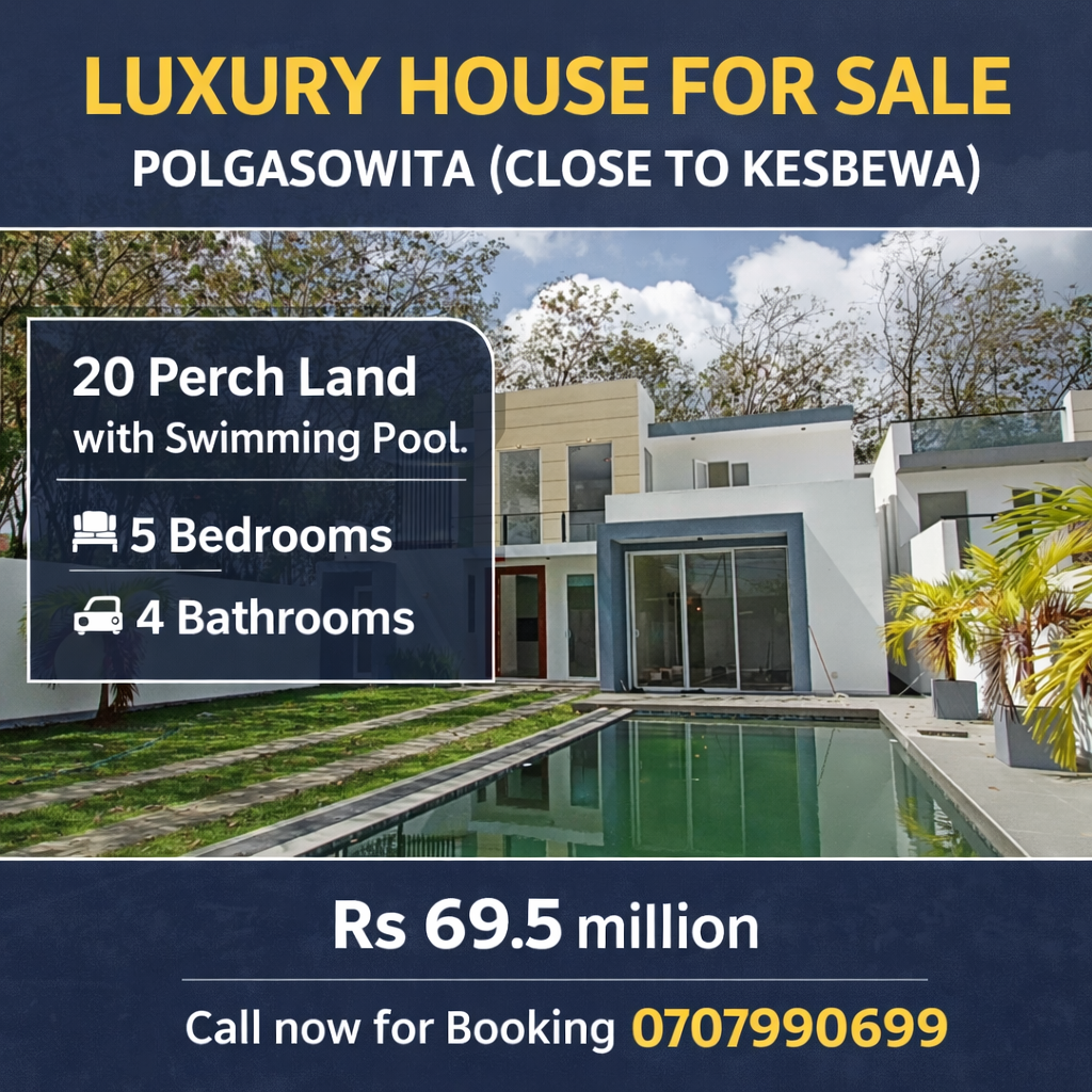 Luxury Modern House for sale in Polgasowita, Kesbewa