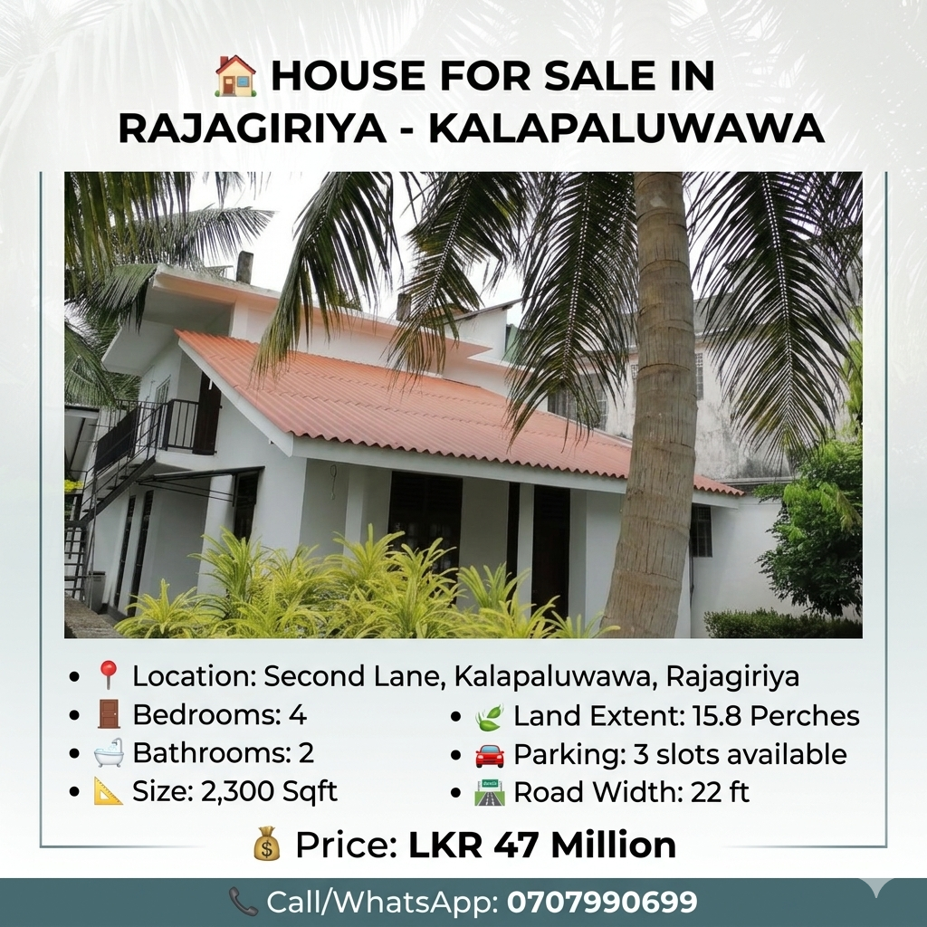 15 P | House for sale in Rajagiriya