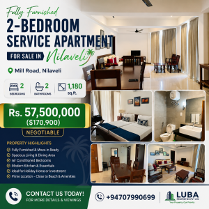 Furnished Apartment for sale in Nilavili Trinco